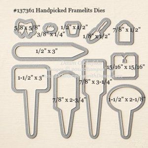 Stampin’ Up! Sizzix HANDPICKED Framelits dies 11 pcs